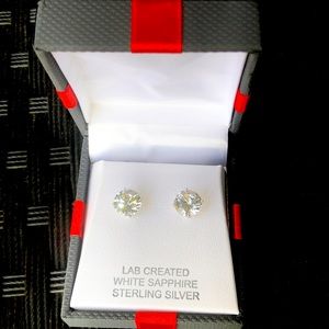9mm round white sapphire diamonds lab created found on JCPenney.com